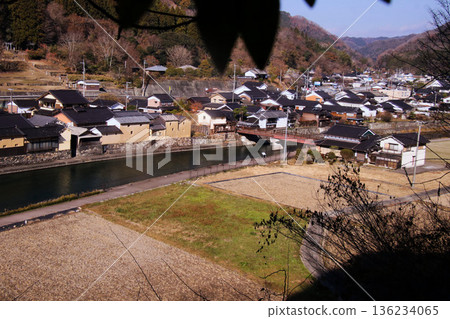 Hirafuku townscape seen from the mountain 136234065