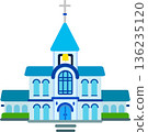 Church illustration material 136235120
