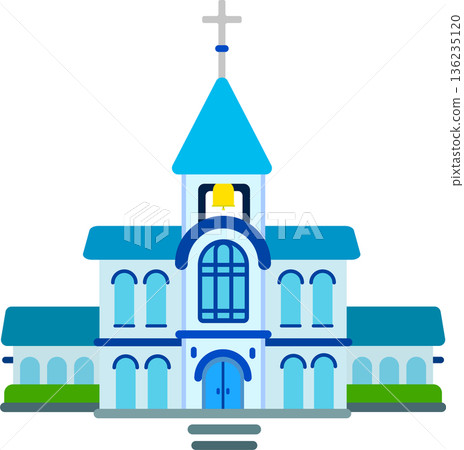 Church illustration material 136235120