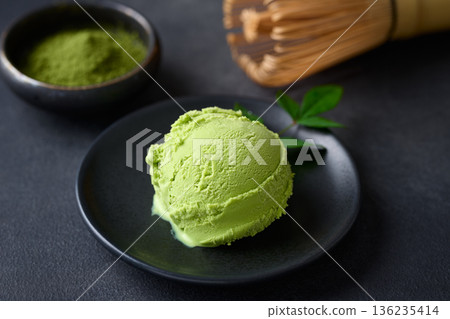 綠茶冰淇淋 綠茶冰淇淋 136235414