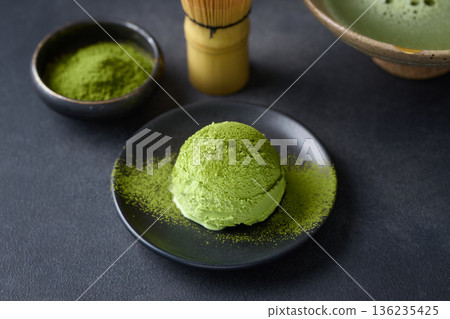 綠茶冰淇淋 綠茶冰淇淋 136235425
