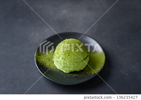 綠茶冰淇淋 綠茶冰淇淋 136235427