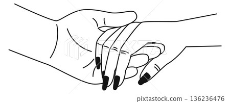 Touching hands. Man and woman together. Couple love Touching hands. Man and woman together. Couple love 136236476