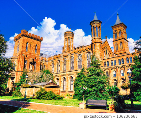 華盛頓史密森尼城堡的雄偉壯麗 136236665