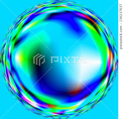 Colorful soap bubbles, marbles, and sphere designs 136237637