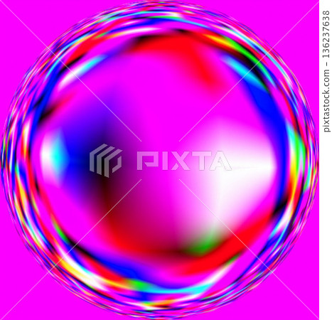 Colorful soap bubbles, marbles, and sphere designs 136237638