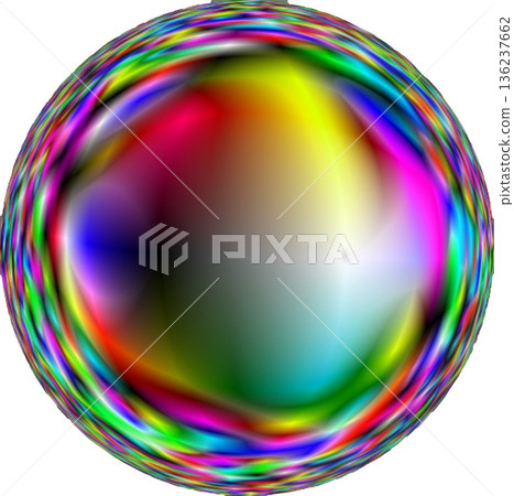 色彩繽紛的肥皂泡、彈珠和球形圖案 色彩繽紛的肥皂泡、彈珠和球形圖案 136237662