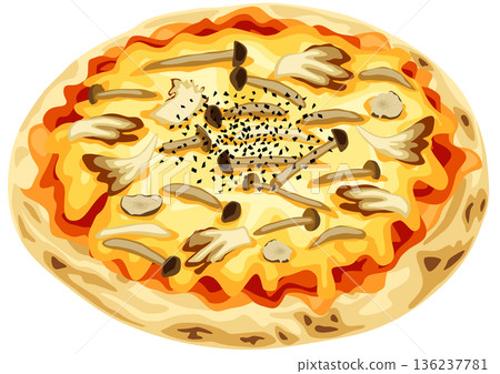 mushroom pizza 136237781