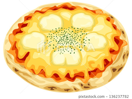 雙倍芝士披薩 136237782