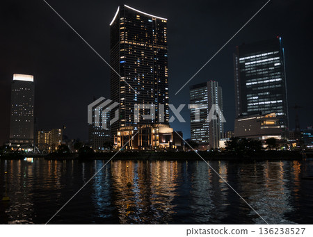 Skyscrapers seen from Osanbashi Pier Skyscrapers seen from Osanbashi Pier 136238527