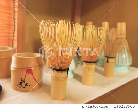 The drying time of the tea whisk Matcha Whisks Resting 136238569