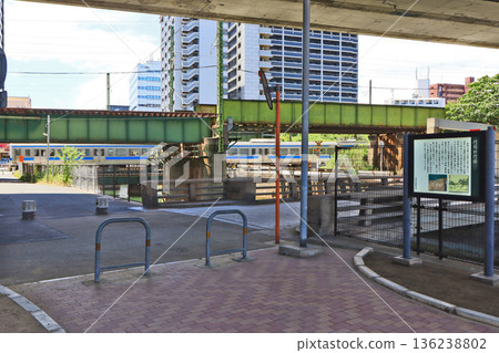 北九州市小倉北區歷史遺址：長崎街道上小倉城外牆門印地口遺址 136238802