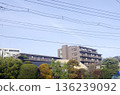 Apartment buildings lined up along Kanpachi Street 136239092
