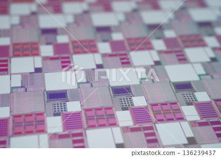 Silicon wafer for manufacturing semiconductor of integrated circuit. Silicon wafer for manufacturing semiconductor of integrated circuit. 136239437
