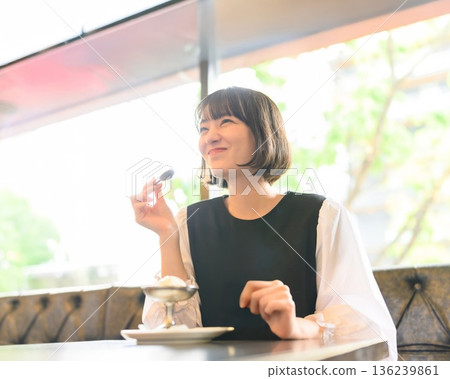 At the cafe At the cafe 136239861
