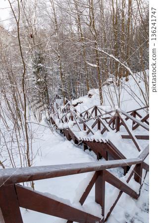 The beauty of the winter landscape The beauty of the winter landscape 136241747
