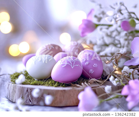 Rustic Easter Egg Truffles in Nature-Inspired Eco-Style Rustic Easter Egg Truffles in Nature-Inspired Eco-Style 136242382