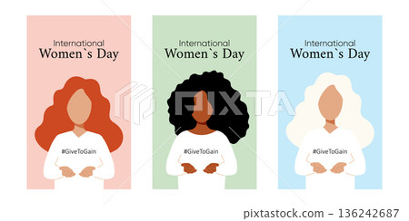 International Womens Day Modern Posters International Womens Day Modern Posters 136242687