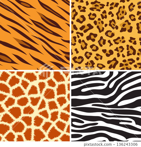Seamless animal print Seamless animal print 136243306