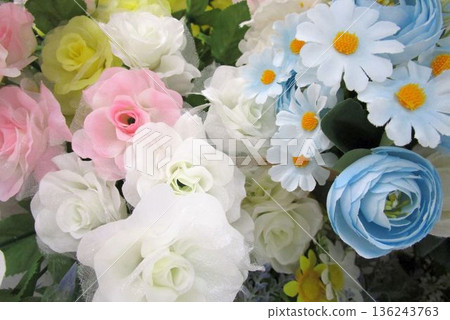 多彩人造花花束 多彩人造花花束 136243763