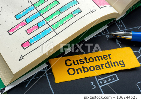 Customer onboarding and marketing charts about user adoption. Customer onboarding and marketing charts about user adoption. 136244523