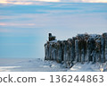 Frozen coastal landscape 136244863