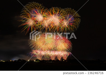 Autumn Fireworks: Tone River Fireworks Festival 136246716