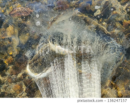 撒網捕撈香魚 136247157