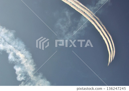 Air Self-Defense Force Blue Impulse formation flight 136247245