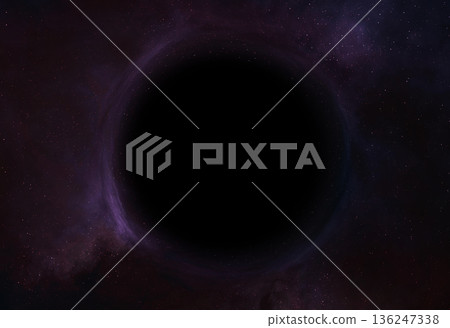 Black hole. Hyperspace. Black hole. Hyperspace. 136247338