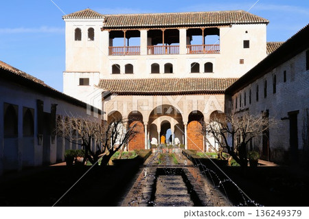 Generalife Gardens, Alhambra Palace, World Heritage Site, Spain, Europe 136249379