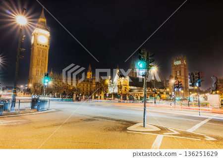 London: The Palace of Westminster illuminated London: The Palace of Westminster illuminated 136251629