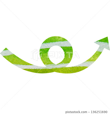 美麗的水彩箭頭圖示圖像插圖 美麗的水彩箭頭圖示圖像插圖 136251690