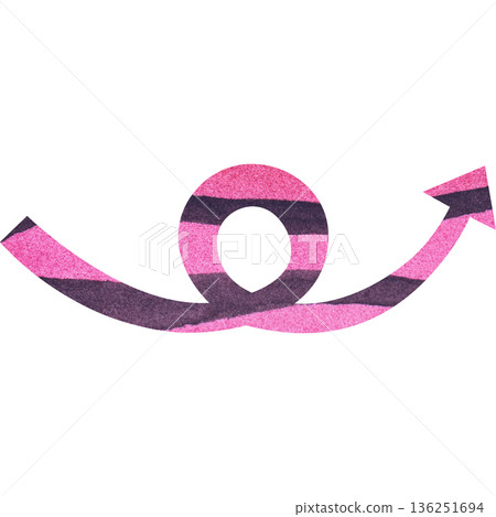Beautiful watercolor arrow icon image illustration Beautiful watercolor arrow icon image illustration 136251694