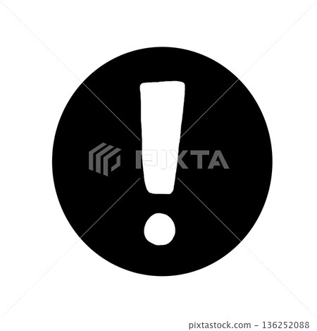 感嘆號警告圖標 136252088