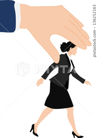 Illustration of controlling people Illustration of controlling people 136252163