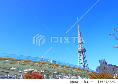 Scenery of Nagoya TV Tower and Oasis 21, Nagoya City, Aichi Prefecture 136252229