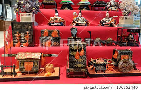 Doll's ornament of the Hina Matsuri Doll's ornament of the Hina Matsuri 136252440
