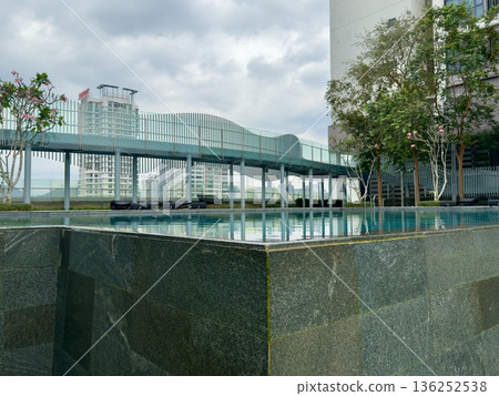 A view of a pool in a condominium in Kuala Lumpur 136252538