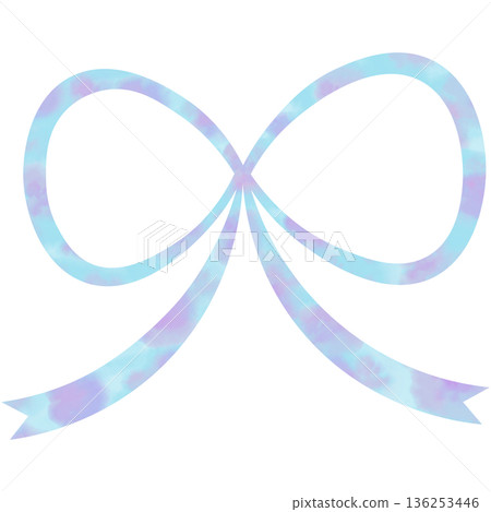 Beautiful watercolor ribbon icon image illustration Beautiful watercolor ribbon icon image illustration 136253446