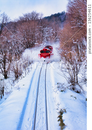 DE-15型除雪列車 136254611