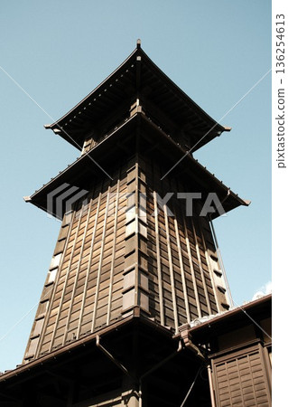 川越的《時間之鐘》高聳入雲。 136254613