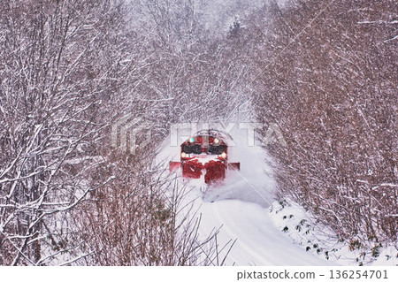 DE-15型除雪列車 136254701