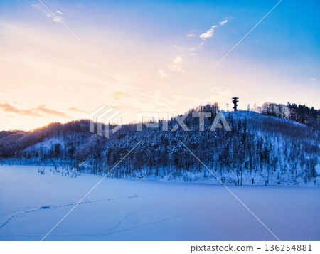 Winter morning 136254881