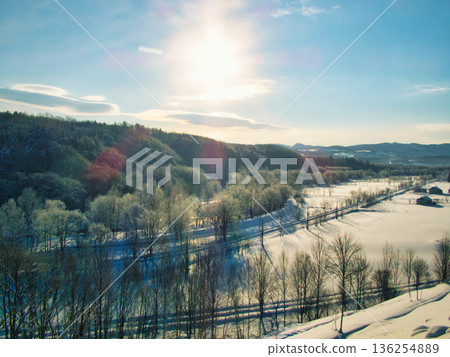 Winter morning Winter morning 136254889
