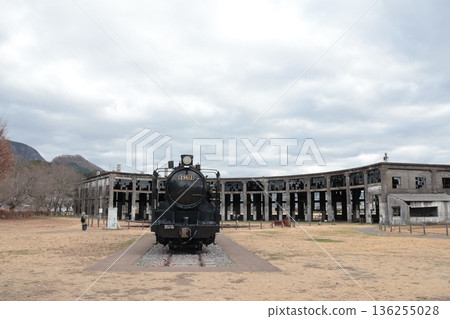 JR Kyudai Main Line Bungomori Locomotive Park: The locomotive shed and turntable are registered as tangible cultural properties of Japan JR Kyudai Main Line Bungomori Locomotive Park: The locomotive shed and turntable are registered as tangible cultural properties of Japan 136255028
