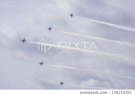 Blue Impulse at Matsushima Air Base of the Japan Air Self-Defense Force, Higashimatsushima City, Miyagi Prefecture Blue Impulse at Matsushima Air Base of the Japan Air Self-Defense Force, Higashimatsushima City, Miyagi Prefecture 136255201