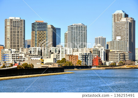 View of Tsukuda from Harumi Bridge (Chuo Ward, Tokyo) [February 2026] 136255491