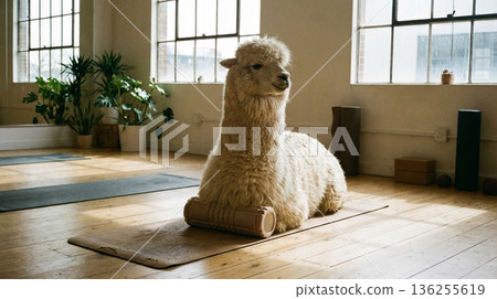 羊駝毛泡沫軸 羊駝毛泡沫軸 136255619