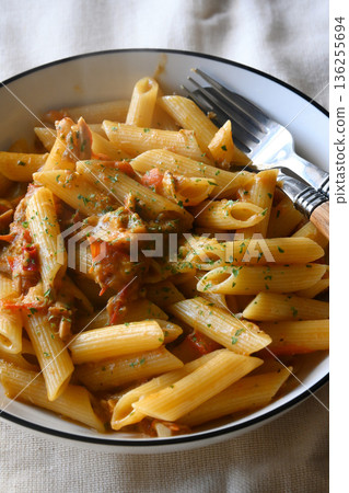 Penne's tomato sauce pasta Penne's tomato sauce pasta 136255694